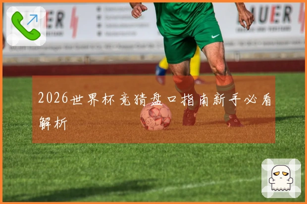 2026世界杯竞猜盘口指南新手必看解析